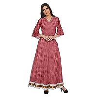 Dresses For Women Printed Ethnic Wear Skirt And Crop Top Set For Girls