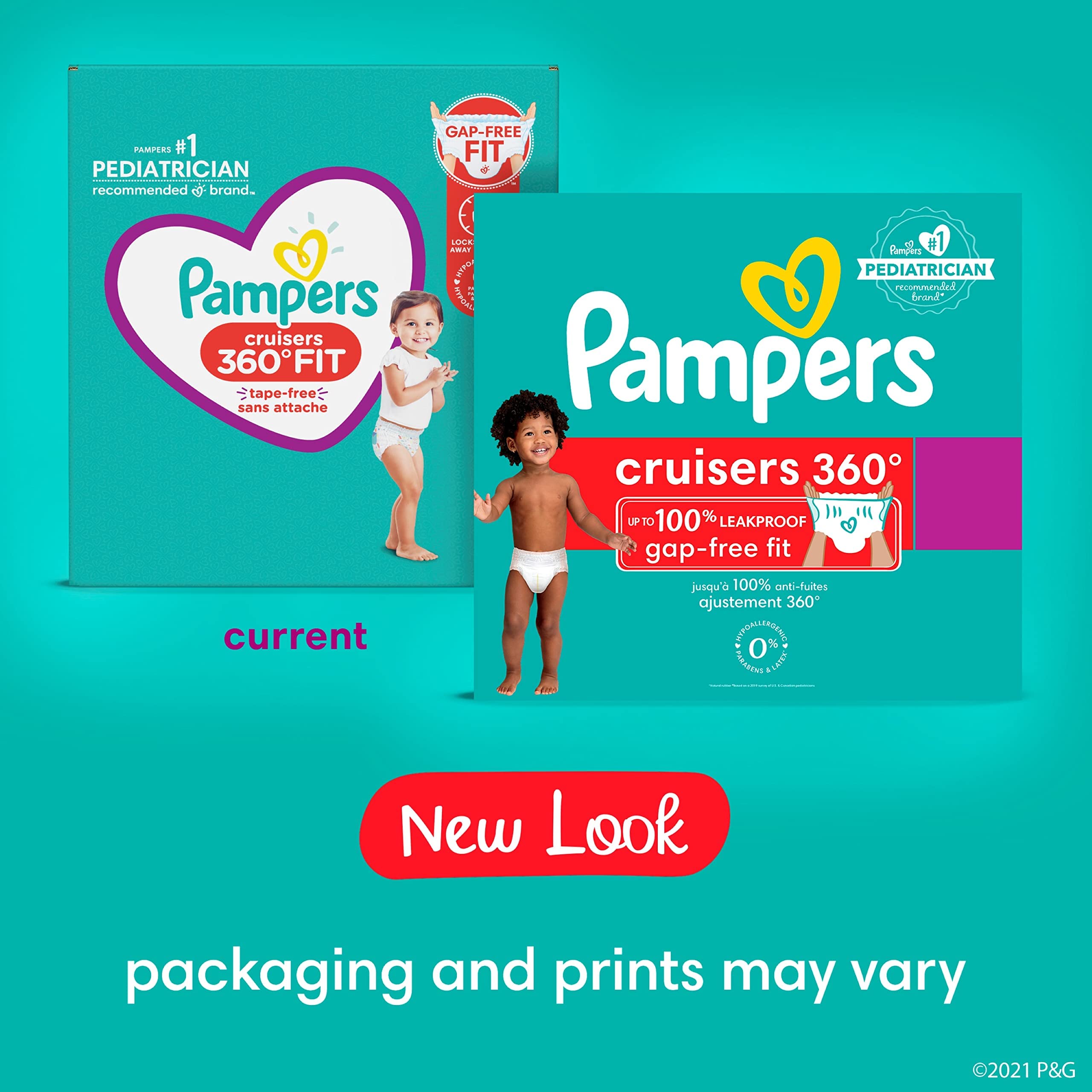 Pampers Cruisers 360 Diapers Size 6 80 Count