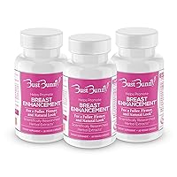 Breast Enhancement Pills - Vegan Friendly - 3 Month Supply | #1 Natural Way to a Fuller, Firmer Look by BUST BUNNY