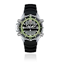 Chris Benz Men's Quartz Watch with Rubber Strap CB-D200X-G-KBS