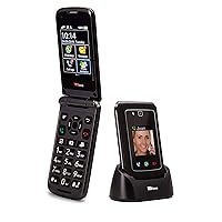 TTfone Titan TT950 Whatsapp 3G Touch Screen Senior Big Button Flip Phone - Pay As You Go (GIFF Gaff PAYG)