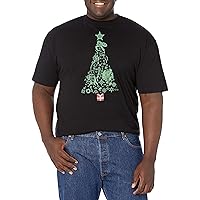 Marvel Big & Tall Comics Retro Holiday Icon Men's Tops Short Sleeve Tee Shirt