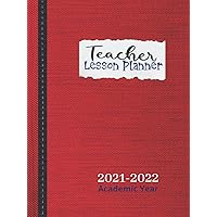 Teacher Lesson Planner 2021 - 2022 Academic Year: August - July | Deluxe Hardcover Red Weekly and Monthly Agenda Calendar With Gradebook For Men / Women (Spanish Edition) Teacher Lesson Planner 2021 - 2022 Academic Year: August - July | Deluxe Hardcover Red Weekly and Monthly Agenda Calendar With Gradebook For Men / Women (Spanish Edition) Hardcover Paperback