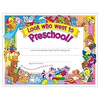 Look Who Went To Preschool! Certificate (30 Pack)
