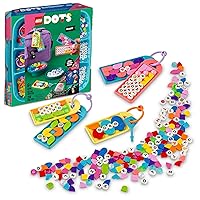LEGO DOTS Bag Tags Mega Pack – Messaging 41949 DIY Customizable Craft Kit; A Creative Activity Toy for Kids Aged 6+ (228 Pieces)