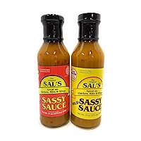 Sal's Sassy Sauce Hot and Mild 2 Pack