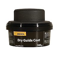 Dry Guide Coat Black with Applicator 100g to Use for light Colour Surfaces
