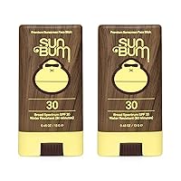 Sun Bum Sun Bum Original Spf 30 Sunscreen Face Stick Vegan and Reef Friendly (octinoxate & Oxybenzone Free) Broad Spectrum Moisturizing Roll-on Uva/uvb Sunscreen With Vitamin E 2 Pack