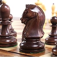 Royal Chess Mall- 1950s' Fischer Dubrovnik Chess Pieces Only Set - Mahogany Stained (Unweighted)
