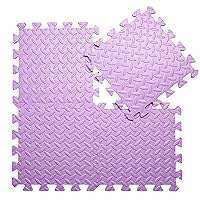 EVA Foam Play Mat, 16 Tiles Colorful Baby Play Mat, Square Kids Playmat with Solid Colored, 0.4