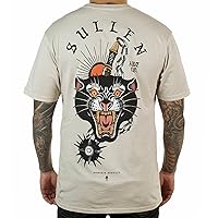 Sullen Mace Cat Short Sleeve Premium Fit Tattoo T-Shirt for Men