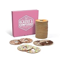 Genuine Fred Glazed and Confused, Donut Memory Game, Include 48 Donuts with 24 toppings to Pair. Great Family Game for Kids & Adults. Fun Gift for Kids. Memory and Matching Game for Kids 5+