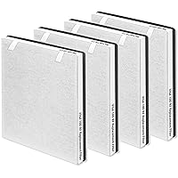 Vital 100 Replacement Filter Compatible for LEVOIT Air Purifier Replacement Filter, 3-in-1 Pre, H13 HEPA,Activated Carbon, Vital 100 Air Filter,Part # Vital 100-RF,4Pack