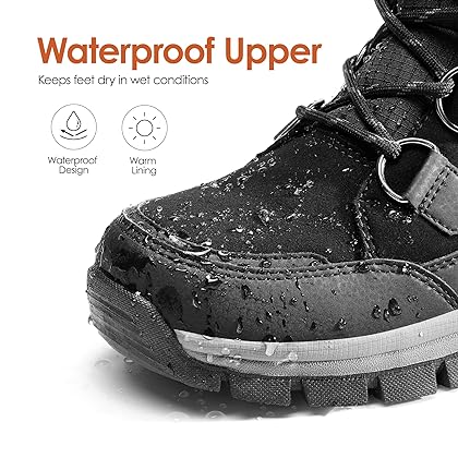 DREAM PAIRS Waterproof Snow Boots for Women, Faux Fur Cozy Warm Insulated Winter Boots Lace Up Mid-Calf Outdoor Shoes for Walking Hiking