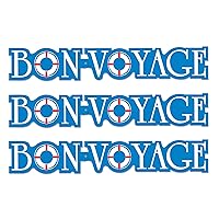 3 Piece Bon Voyage Streamers, 6