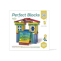 Tegu 120 Piece Perfect Blocks Building Set, Rainbow (Amazon Exclusive)