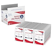 Dynarex Instant Hot Packs, Single-Use Heat Packs for Immediate Relief, Easy Activation, Instant Heat Therapy for Muscle Cramps, Stiff Joints and Other Injuries, 5