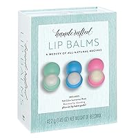 Handcrafted Lip Balms: A Medley of All-Natural Recipes - Includes Full Color Instruction Book, Beeswax for blending, plus six lip balm pods!