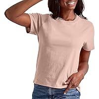 Hanes Womens Essentials T-Shirt, Cotton Crewneck Tee, Classic Fit T-Shirt For Women