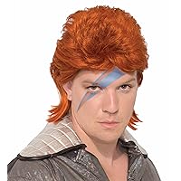 Forum Novelties 80S Orange Bowie Rock Star Wig