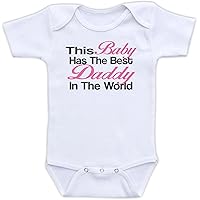 This Baby Has The Best Daddy in The World - Cute Baby One Piece Bodysuit