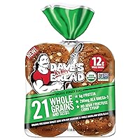 Dave's Killer Bread 21 Whole Grains & Seeds Bun 8Count, 17.6 Oz