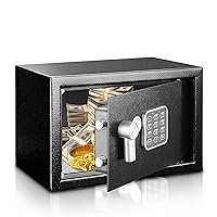 Serenelife Premium Steel Alloy Digital Safe Box - 9.1