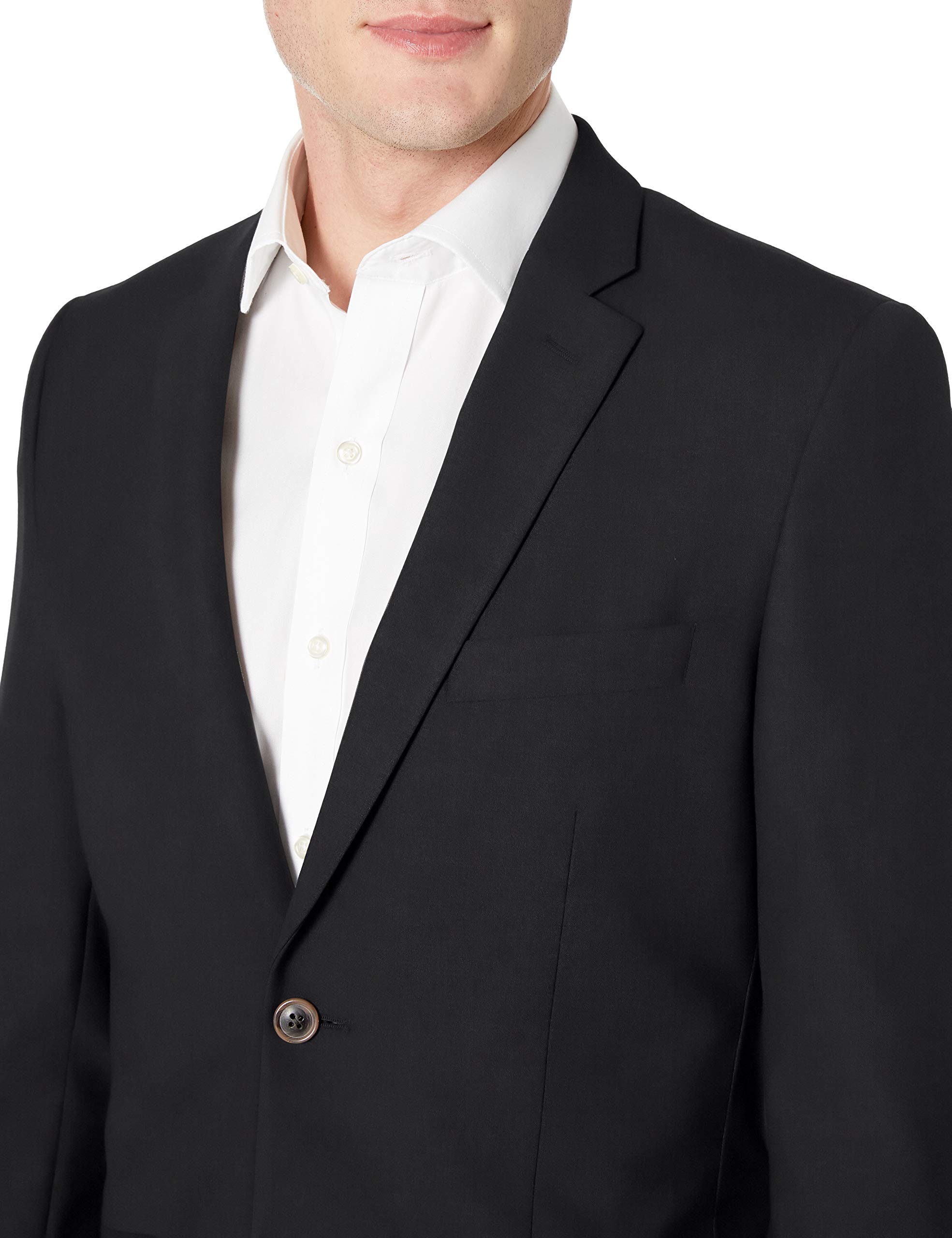 Amazon Essentials Men's Long-Sleeve Button-Front Slim-Fit Stretch Blazer