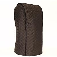 Ninja blender cover - Quilted Double Faced Cotton, Brown