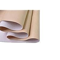 Thick 2 Yard Faux Leather Fabric Soft Skin Grain PU Leather Fabric for Furniture Cover Reupholster Sofa Chairs Cushiones Vinyl Upholstery Fabric (2yards,Beige)