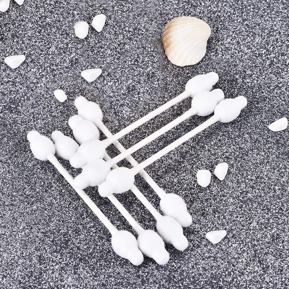 2 Packs Safety Cotton Swabs with Large Tip, Baby Cotton Buds 160pcs