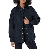 Amazon Essentials Women's Relaxed Recycled Polyester Quilted Shirt Jacket (Available in Plus Size) (Previously Amazon Aware)