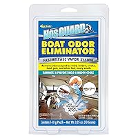 STAR BRITE NosGUARD SG Boat Odor Eliminator - Quick-Action Vapor System, Eliminates Damp, Musty Smells, Smoke & Fishing Odors in Cabins within 4-6 Hours, 10g (089990)