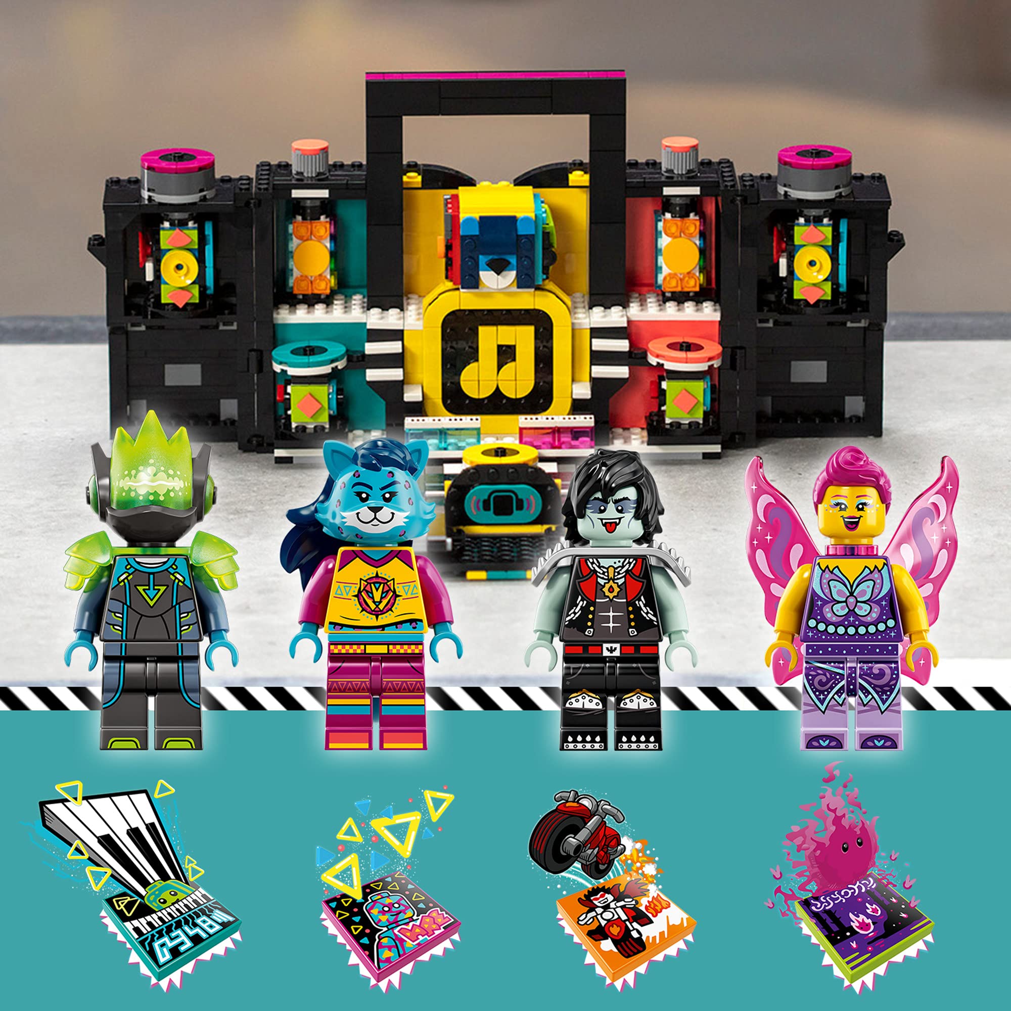 LEGO VIDIYO The Boombox 43115 Building Kit Toy; Inspire Kids to Direct and Star in Their Own Music Videos; New 2021 (996 Pieces)