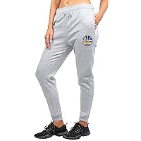 Ultra Game NBA Women's Jogger Pants Active Logo Fleece Sweatpants