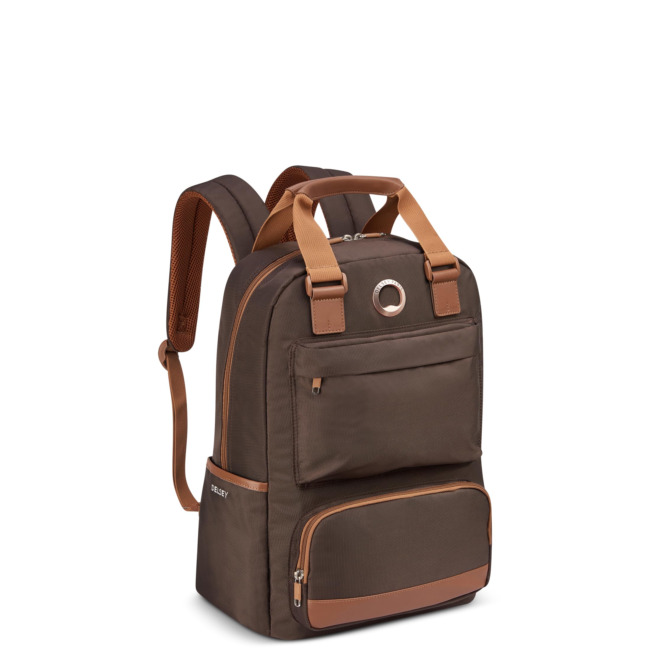 DELSEY Paris Legere Laptop Travel Backpack, Chocolate Brown, 16.5 Inch