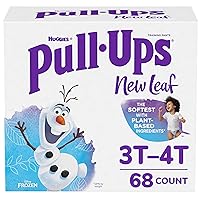 Pull-Ups New Leaf Boys' Disney Frozen Potty Training Pants, 3T-4T (32-40 lbs), 68 Ct