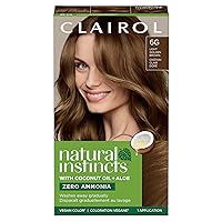 Clairol Natural Instincts Demi-Permanent Hair Dye, 6G Light Golden Brown Hair Color, Pack of 1