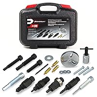 Powerbuilt A/C Air Conditioning Clutch Removal and Installation Tool Kit for Automotive Car Repair - 648747