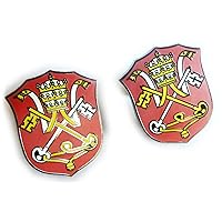 Holy See Vatican Coat of Arms Flag Catholic Pope Cuff Links Cufflinks Set