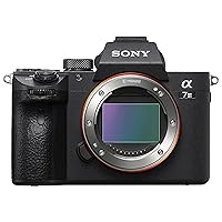Sony Alpha 7 III | Full-Frame Mirrorless Camera (Fast 0.02s AF, 5-axis in-Body Optical Image stabilisation, 4K HLG, Large Battery Capacity), Black