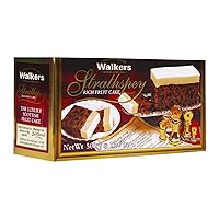 Walker's Shortbread Strathspey Rich Holiday Fruit Cake, Luxury Holiday Treat, 17.6 Oz Box
