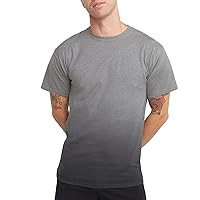 Hanes Men's Originals Short-Sleeve, Garment-Washed T-Shirt with Ombre Dye