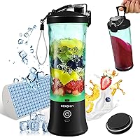 Portable Blender, Personal Size Blender for Smoothies, Freshly Squeezed Juices, Milkshakes and Baby food, Mini Blender 20 oz BPA Free, Suitable for Outdoor Sports, Family, Travel. (Black)
