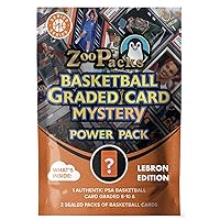 Lebron James PSA Graded Card Mystery Power Pack - 1 PSA Graded Lebron James Card and 2 Packs of Basketball Cards Per Pack - Amazon Exclusive