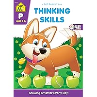 School Zone - Thinking Skills Workbook - 64 Pages, Ages 3 to 5, Preschool to Kindergarten, Problem-Solving, Logic & Reasoning Puzzles, and More (School Zone Get Ready!™ Book Series) School Zone - Thinking Skills Workbook - 64 Pages, Ages 3 to 5, Preschool to Kindergarten, Problem-Solving, Logic & Reasoning Puzzles, and More (School Zone Get Ready!™ Book Series) Paperback Spiral-bound