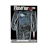 AQUARIUS Friday The 13th Movie Art Vuzzle (300 Piece Jigsaw Puzzle) - Glare Free - Precision Fit - Officially Licensed Friday The 13th Movie Merchandise & Collectibles - 8.5 x 11.5 in