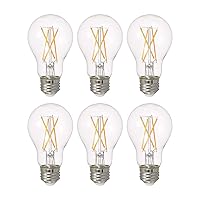 SYLVANIA LED TruWave Natural Series A19 Light Bulb, 40W Equivalent, Efficient 5.5W, Dimmable, 450 Lumens (40805), Soft White ( 6 Count )
