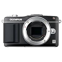 OM SYSTEM OLYMPUS E-PM2 Mirrorless Digital Camera (Body Only) (Black) (Old Model)