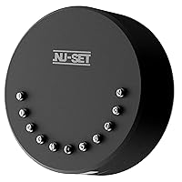 NU-SET Lock | Smart-Box Series Wall Mounted Electronic Combination Lock Box | Electronic Lock Box Key Sharing for Commercial & Personal Use | Home Improvement & Door Hardware (Black)